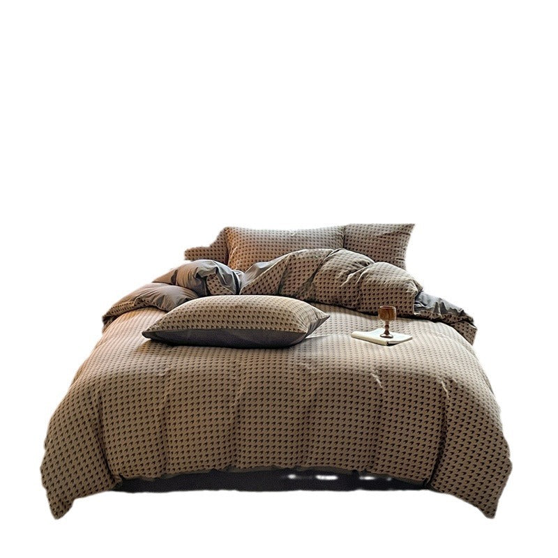 Houndstooth Cotton Double-layer