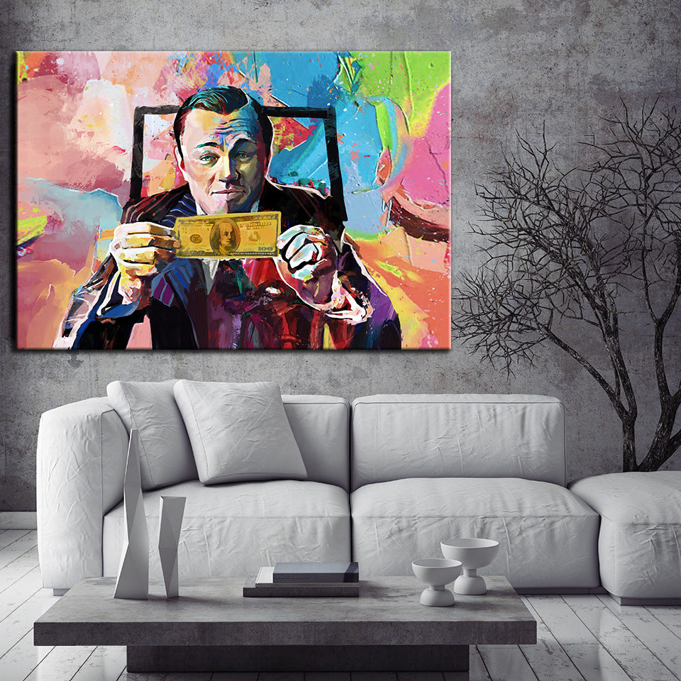 Abstract poster wall art canvas 
