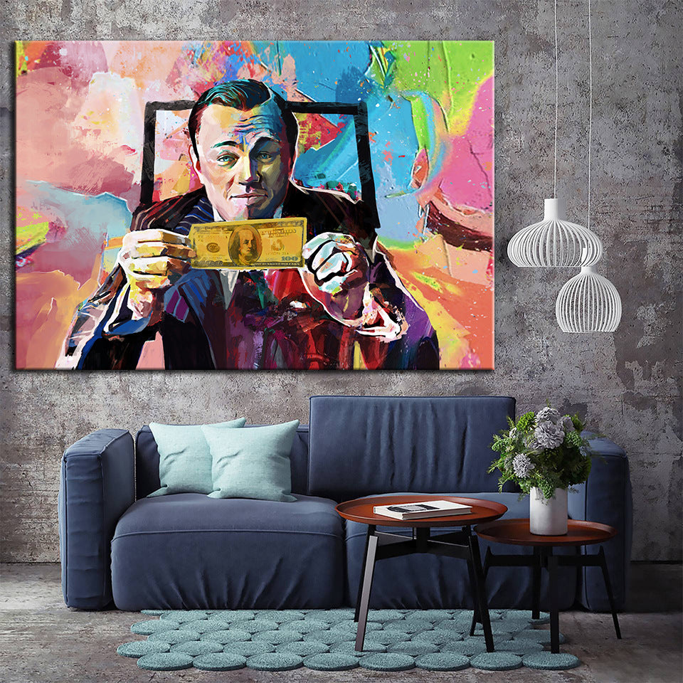 Abstract poster wall art canvas 