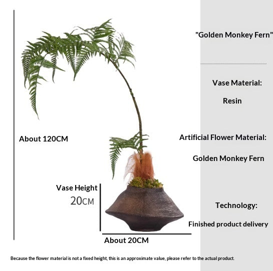 High-end Entryway Desk Dining Table Coffee Table Greenery And Small Potted Plants For Stylish Decor