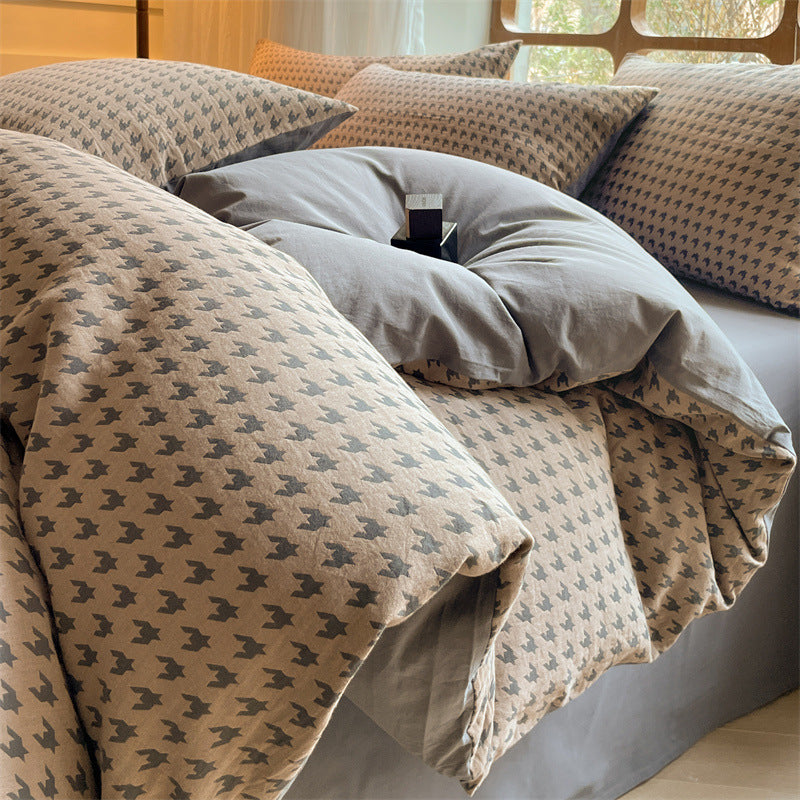Houndstooth Cotton Double-layer 