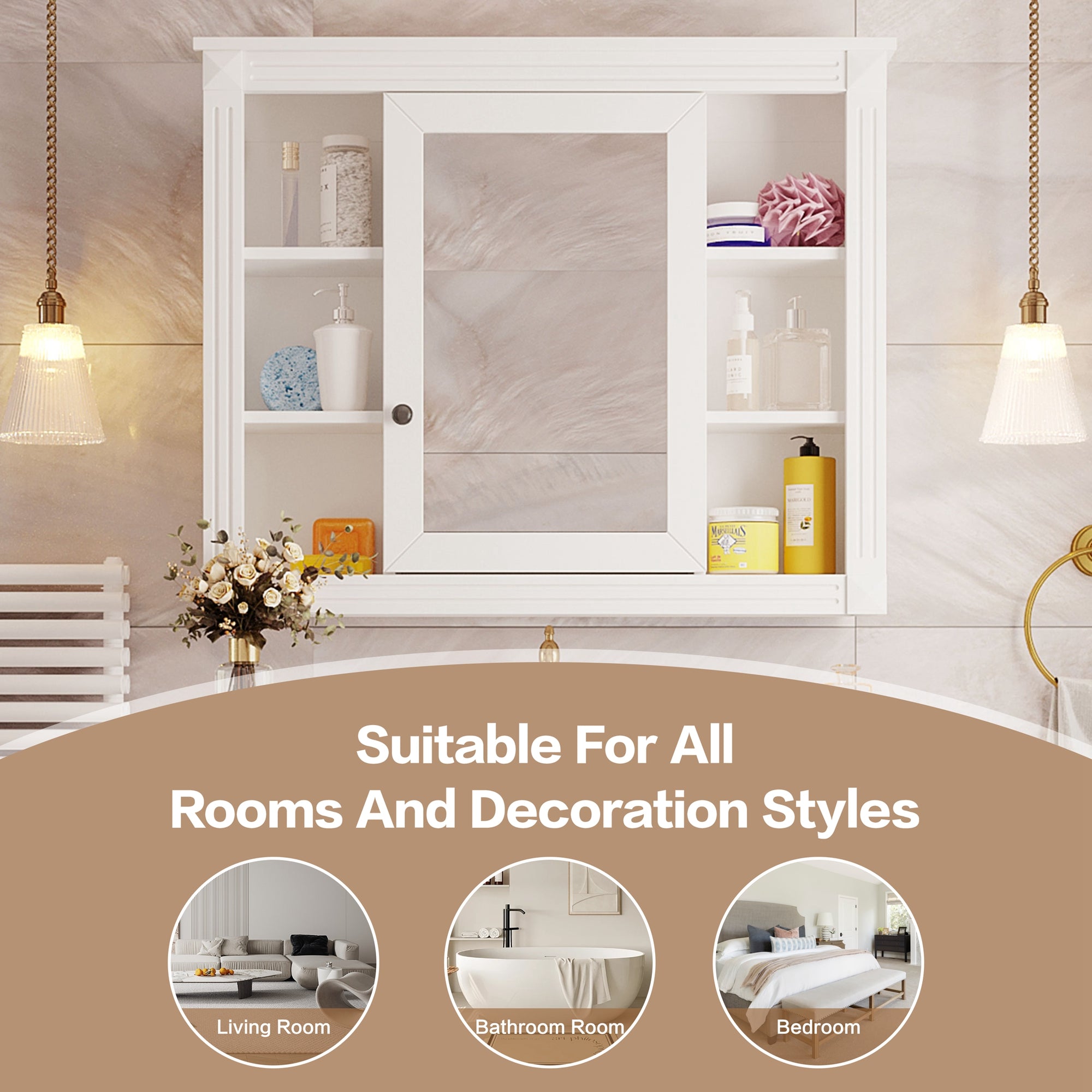 With 6 Open Shelves Not Include Bathroom 