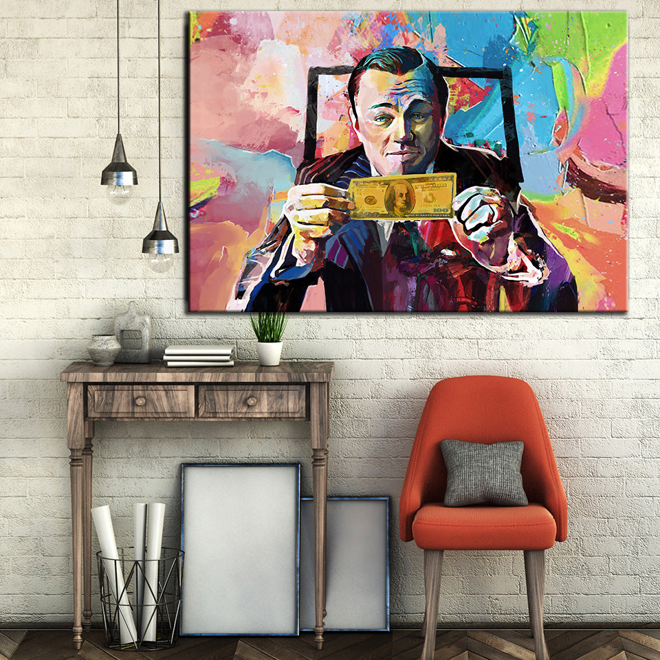 Abstract poster wall art canvas 