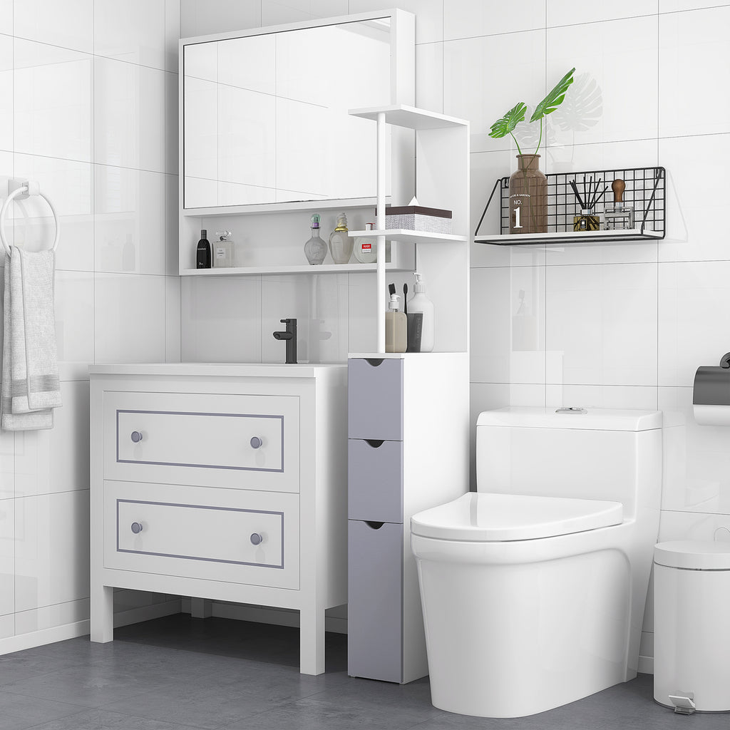 54 Tall Bathroom Storage Cabinet 