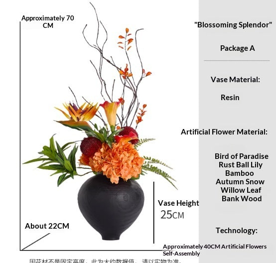 High-end Entryway Desk Dining Table Coffee Table Greenery And Small Potted Plants For Stylish Decor