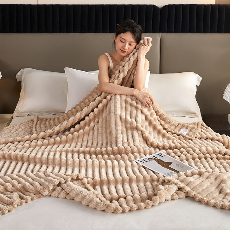 Rabbit Plush Blanket Home 